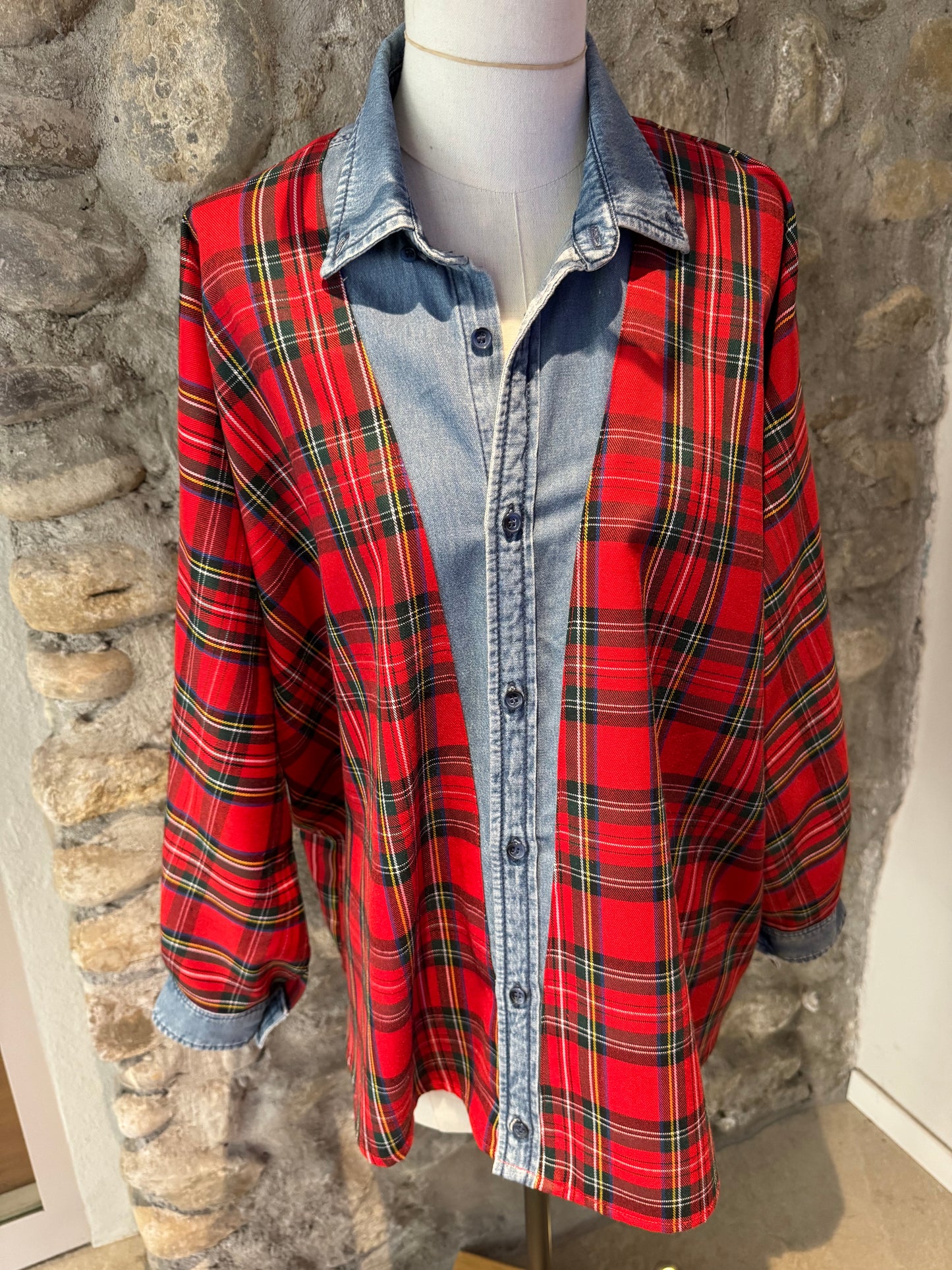 1 Chemise Tartan et jeans