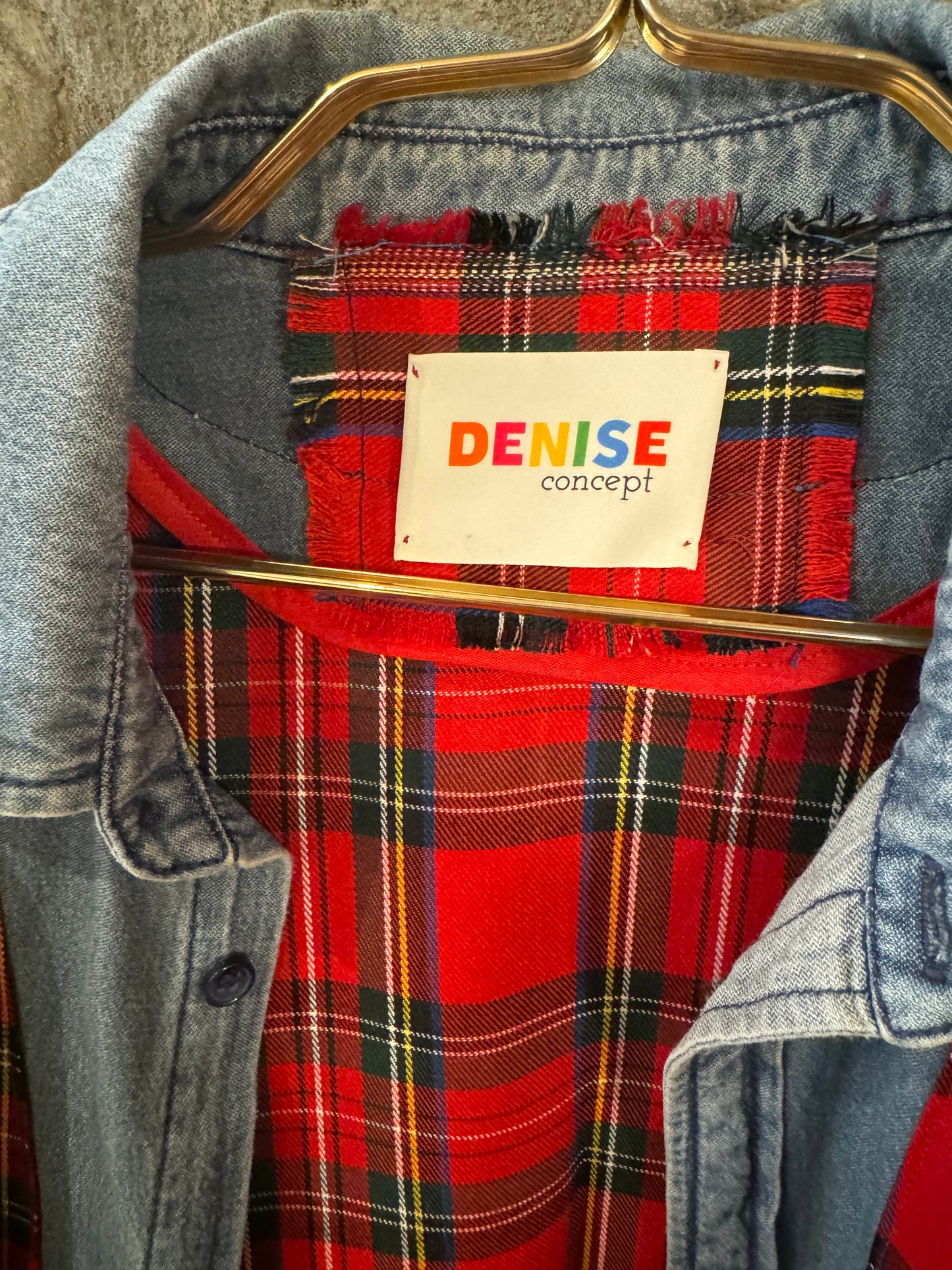 1 Chemise Tartan et jeans