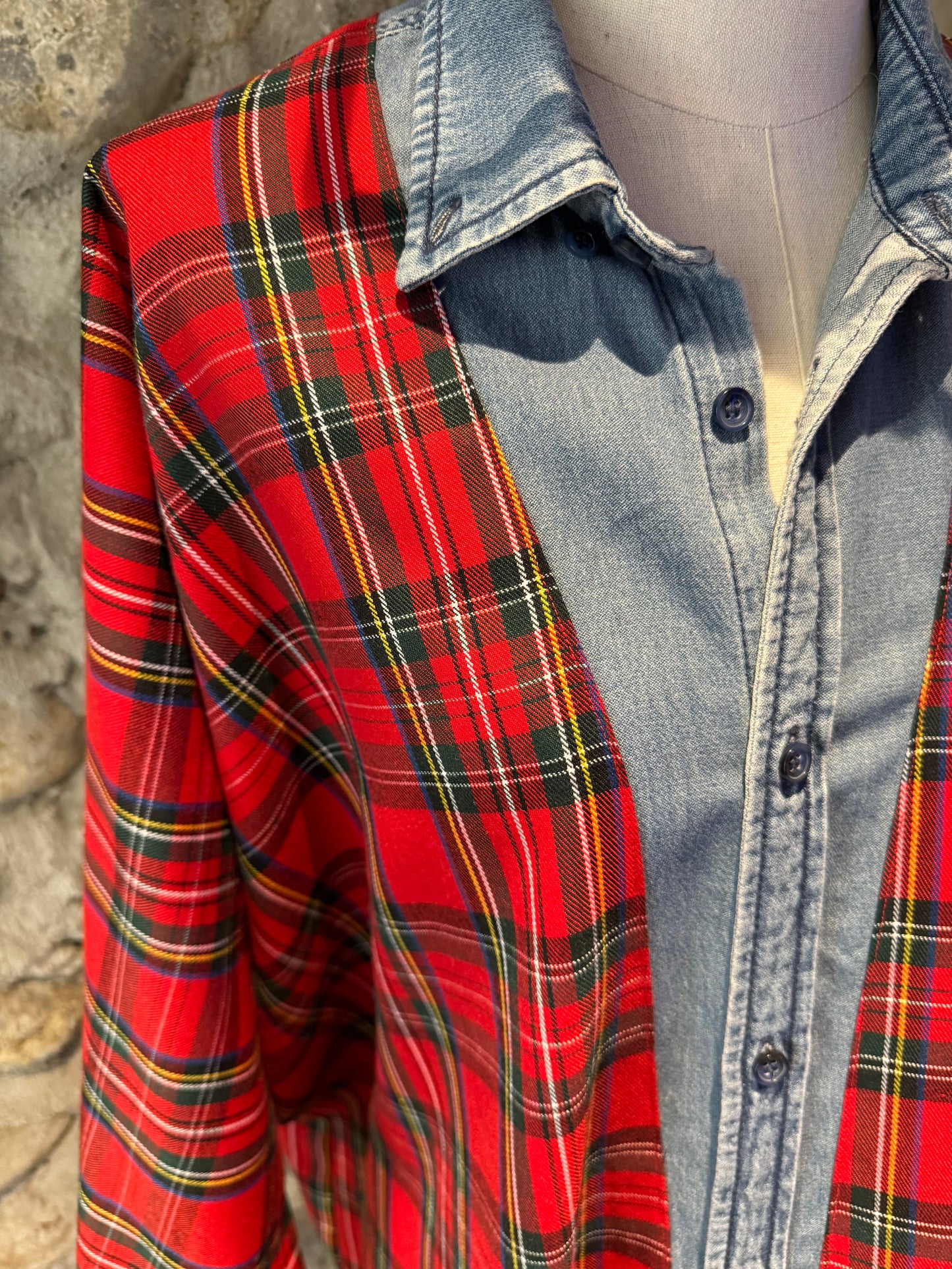 1 Chemise Tartan et jeans