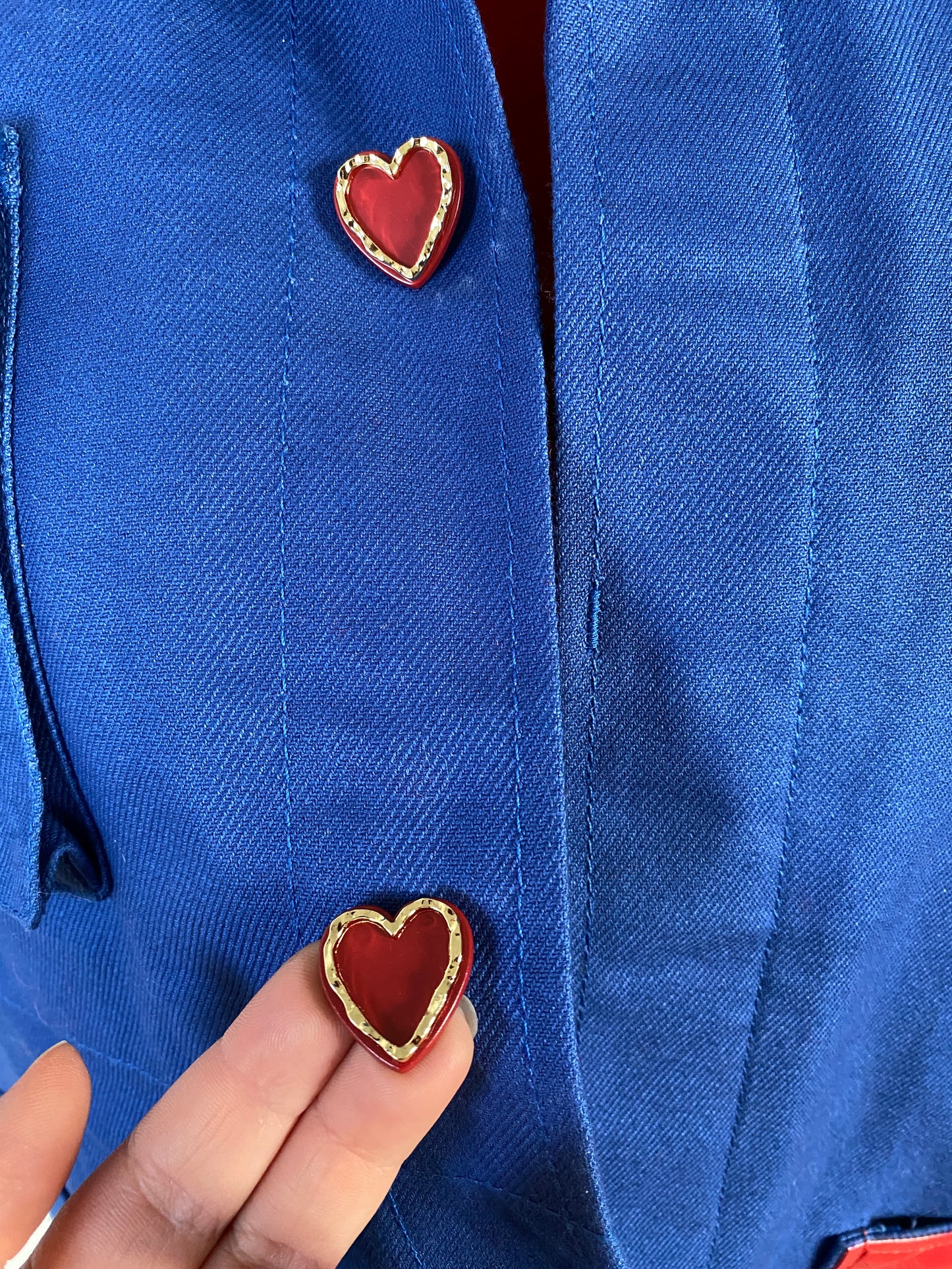 Veste de travail thème "Amour"