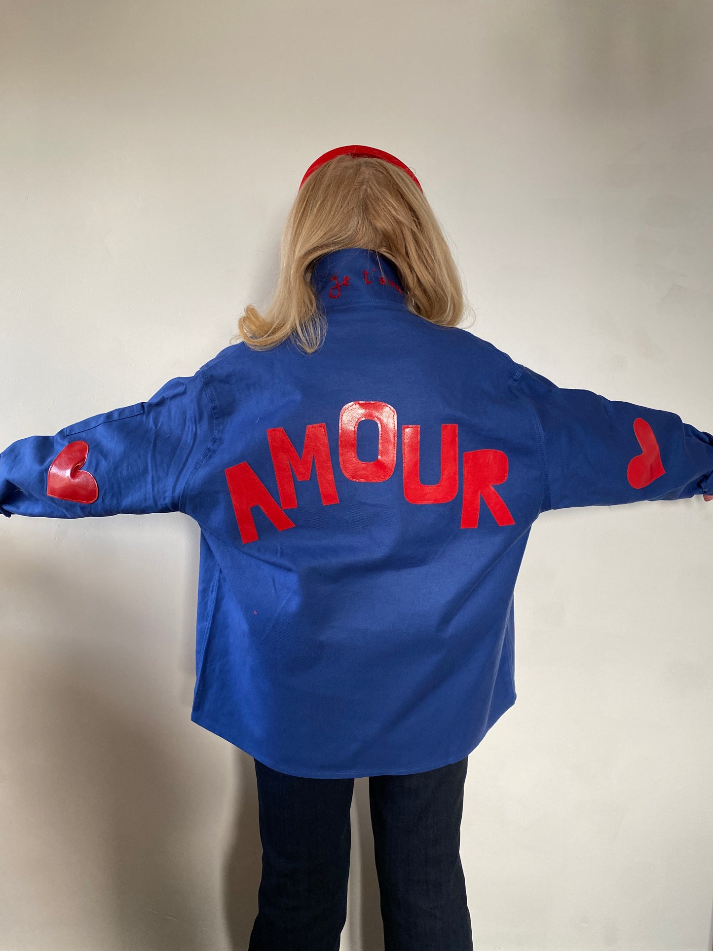 Veste de travail thème "Amour"